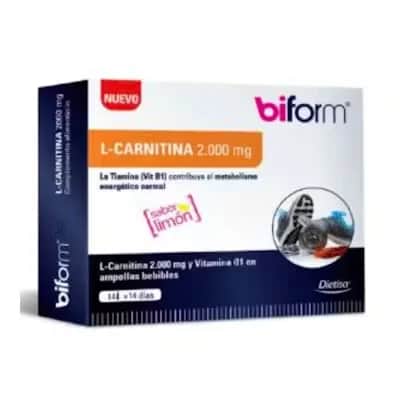Biform L-Carnitina 2000mg - Quemagrasas Energía