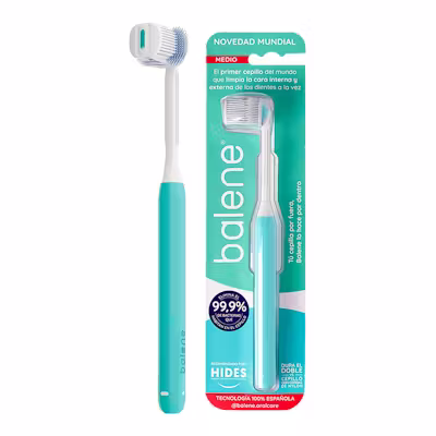 Balene Cepillo Dental Medio - Doble cara patentada