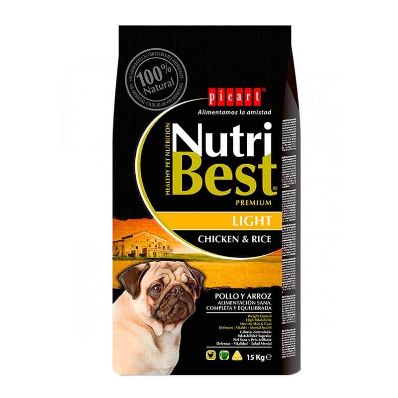 Picart NutriBest Light Pollo y Arroz 3kg
