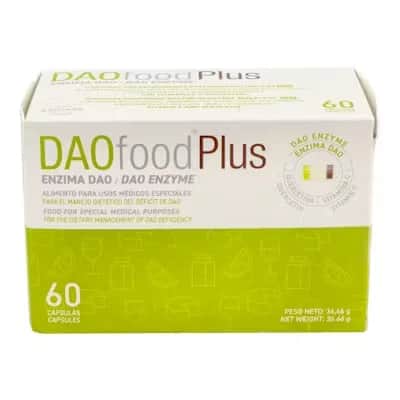 Daofood Plus 60 Cápsulas | Intolerancia Histamina