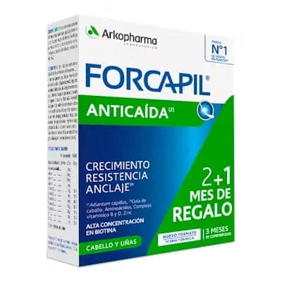Forcapil Anti-Caída Cabello 90 Comp - 3 Meses