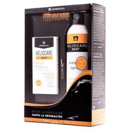 Heliocare 360º Pack Water Gel SPF-50+ 50ml + Invisible Spray 200ml