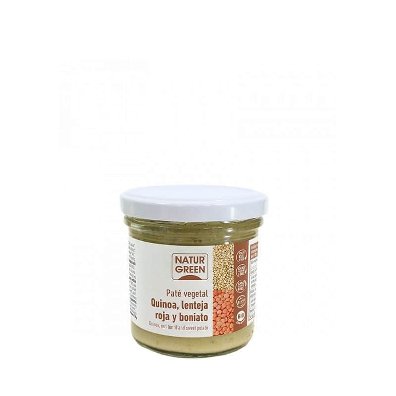 NaturGreen Paté de Quinoa con Lenteja Roja y Boniato Bio 130gr