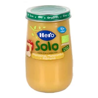 Hero Potito Manzana Melocotón Plátano Eco