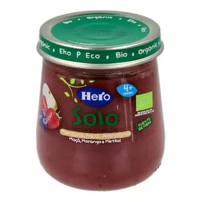 Hero Tar Manzana Fresa Arándano 120g - Potito