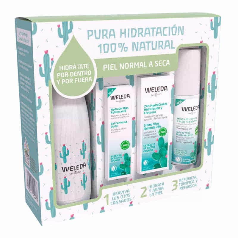 Weleda Cofre Hidratación 24h Piel Normal Seca + Eco Botella