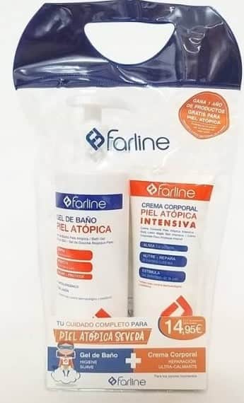 Farline Pack Piel Atópica Severa Gel de Baño + Loción