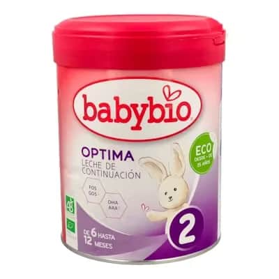 Babybio Optima 2 800g - Leche de continuación 6-12 meses