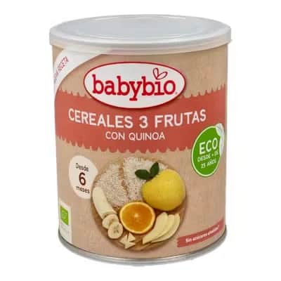 Babybio 3 Frutas Quinoa 220G - Papilla