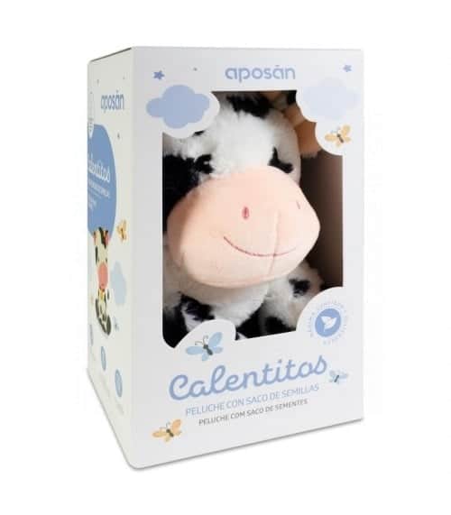 Aposán Calentitos Peluche Vaca con Saco de Semillas