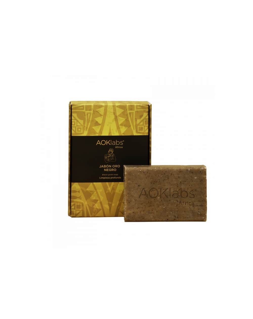 Aoklabs Jabón Oro Negro 100g