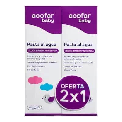 Acofarbaby Duplo Pasta al Agua | Dermatitis del Pañal