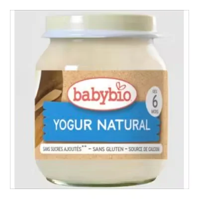 Babybio Yogur Natural Vaca - Calcio Ecológico