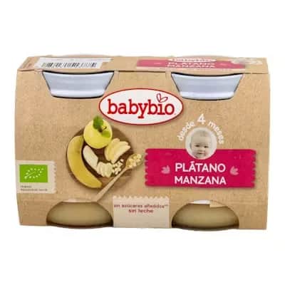 Babybio Potito Manzana Plátano Bio | 4 meses