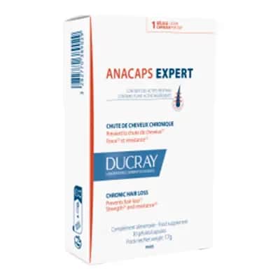 Ducray Anacaps Progressiv - Fortalecedor Cabello y Uñas