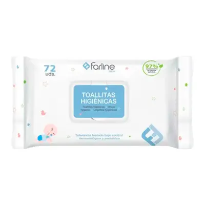 Toallitas Farline Bebé 72 Unidades