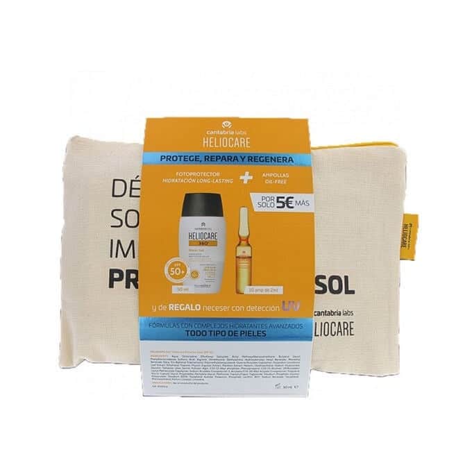 Heliocare 360 Water Gel SPF-50 + Endocare Radiance C Oil Free 10 Ampollas
