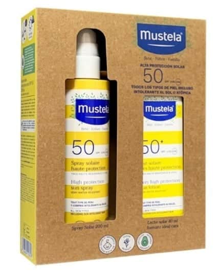 Mustela Pack Spray 200ml + Crema Solar 40ml SPF50+