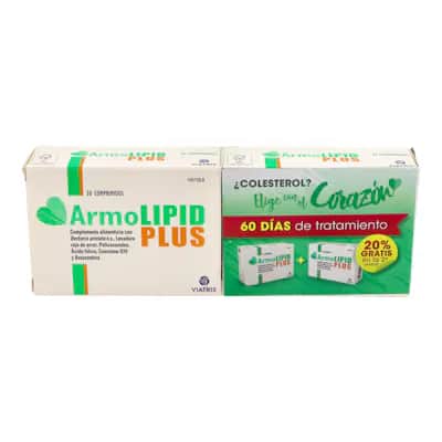 Armolipid Plus 30 Comp | Control Colesterol