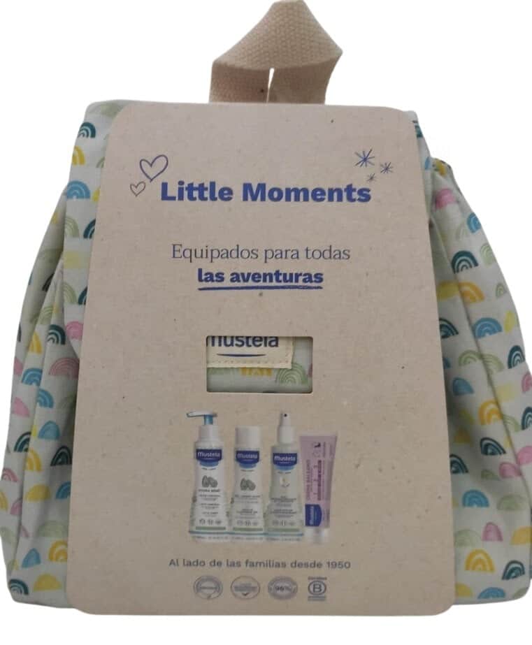 Mustela Mochila Little Moments Arco Iris Set 5 Piezas
