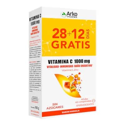 Arkovital Vitamina C 1000mg + Zinc | Defensas