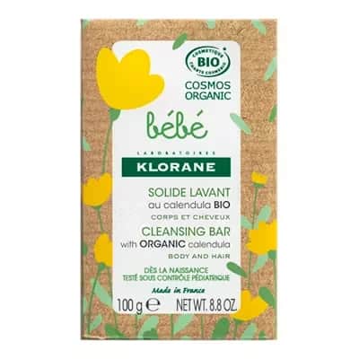 Klorane Bebé Hair Body Bar 100g | Limpieza Suave