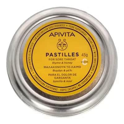 Pastillas Miel-Tomillo Apivita | Garganta y Tos