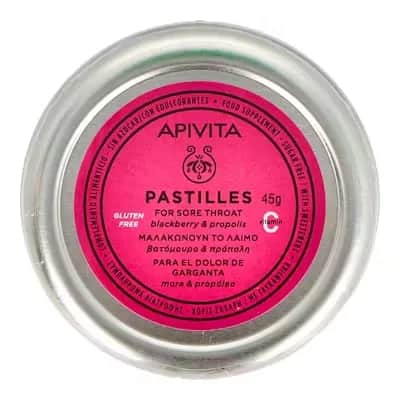 Apivita Pastillas Mora-Propóleo 45g - Defensas