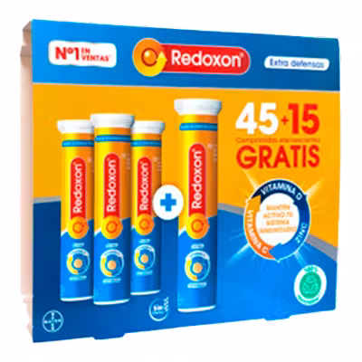 Redoxon Extra Defensas - Vitamina C, D y Zinc
