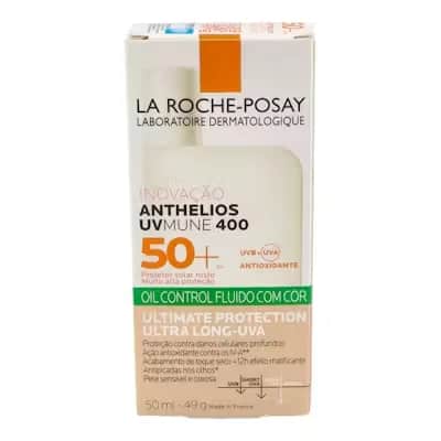 La Roche Posay Anthelios SPF 50+ Oil Control - Protector Solar con Color