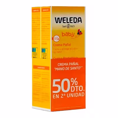 Weleda Crema Pañal Bebé Caléndula 75ml Duplo