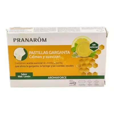Pranarom Aromaforce Garganta Miel - 24 Pastillas