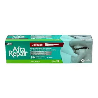 Afta Repair Gel Menta - Cura Aftas