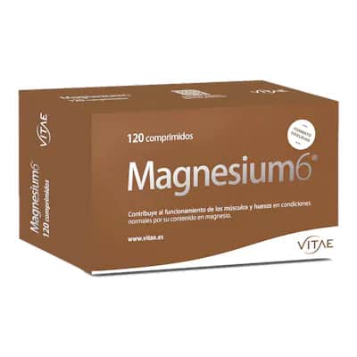 Vitae Magnesium 6 120 Comp - Función Muscular y Energía