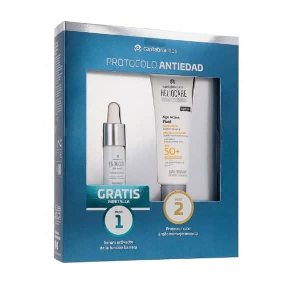 Heliocare Pack Age Active Fluid 360 Protocolo Antiedad