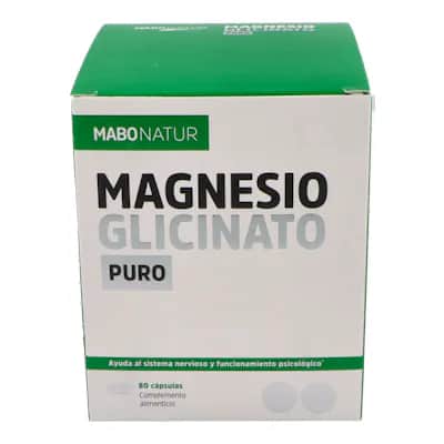 Magnesio Glicinato Puro 80 Caps | Energía y Relajación