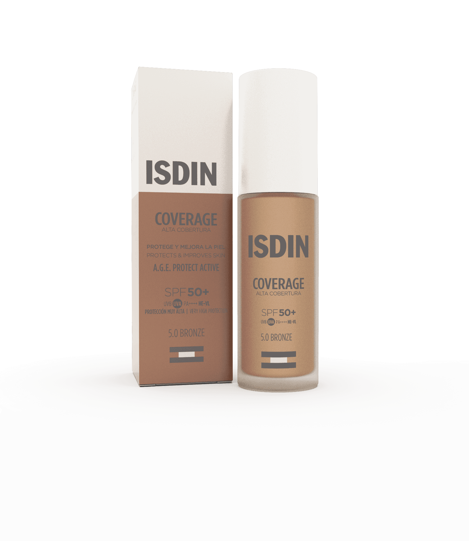 Isdin Coverage 1 Envase 30 g Color 5.0 Bronze