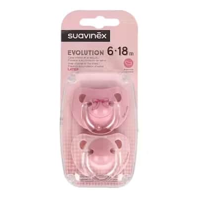 Chupete Suavinex Anatómico Rosa +6m