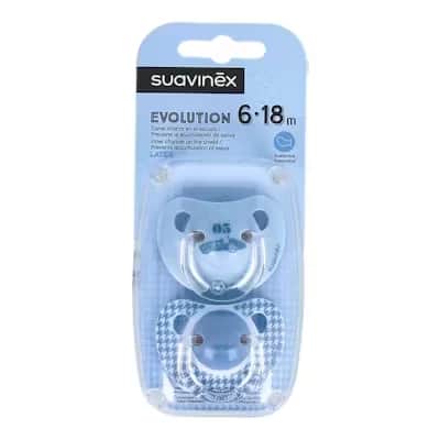 Chupete Suavinex Anatómico Azul +6m