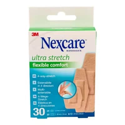3M Tiritas Nexcare Comfort Surtidas 30 Ud