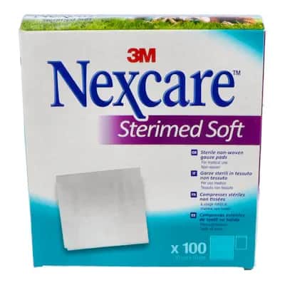 Gasas Nexcare Sterimed Soft 10x10 100 unidades | Estériles