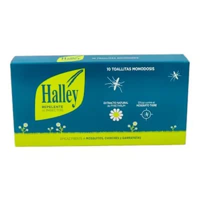 Halley Repelente Insectos Toallitas 10U | Protección