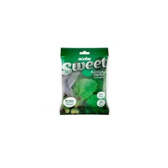 Acofar Sweet caramelos sin azúcar eucalipto mentol 60g