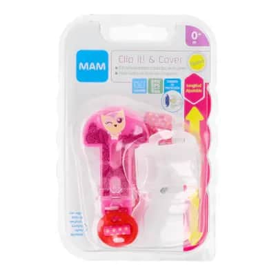 Broche Clip It! & Cover MAM - Porta chupetes