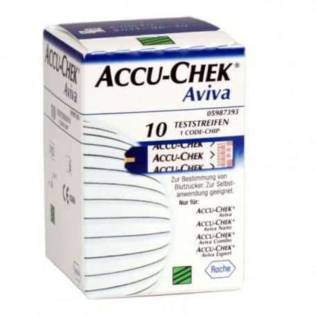 Accu-Chek Aviva 10T | Medidor Glucosa