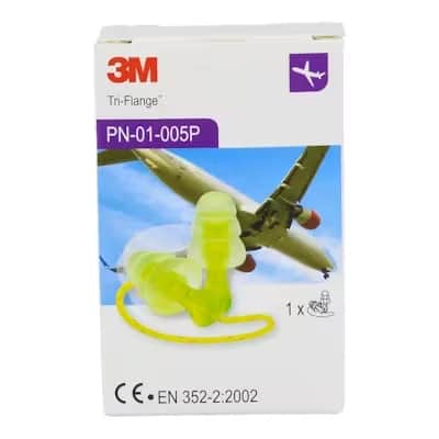 Tapones 3M Tri Flange - Protección Auditiva Avión