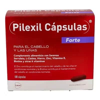 Pilexil Forte 100 Cápsulas | Cabello y Uñas