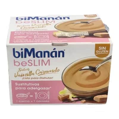 Bimanan Copa Vainilla Caramelo - Postre bajo en calorías