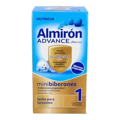Almirón Advance 1 Líquido - Mini Biberones Listos para Usar