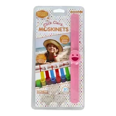 Moskinets Click Clack - Pulsera Repelente + 3 Pastillas